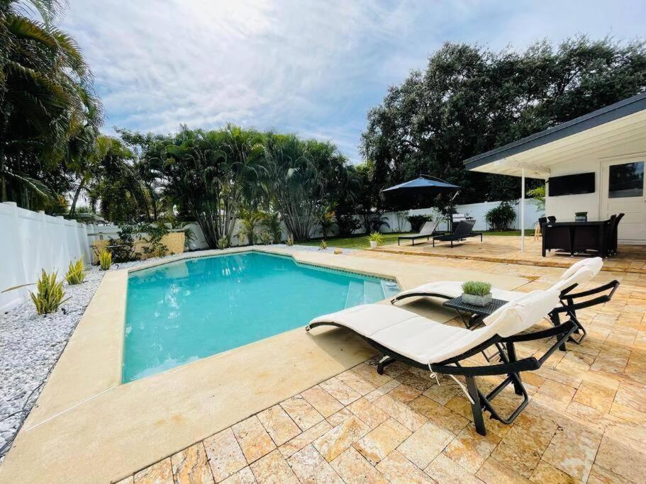 הוילה פורט לודרדייל Tropical Oasis House Private Pool Family Yard מראה חיצוני תמונה